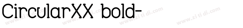 CircularXX bold字体转换